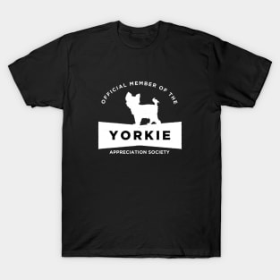 Yorkie Appreciation Society T-Shirt